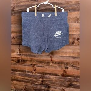 Nike Heathered Blue Casual Shorts